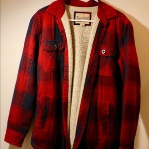 Warm flannel jacket
